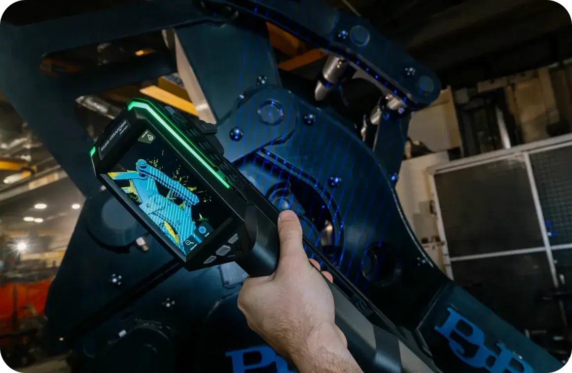 HandySCAN 3D Black Series in use