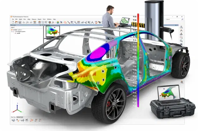 Geomagic reverse engineering and 3D inspection software