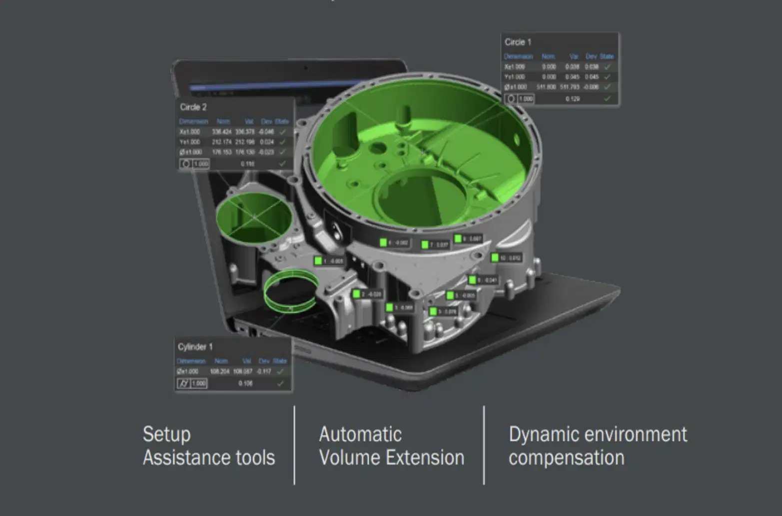 In-line production control inspection