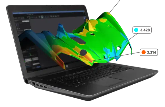 HandySCAN 3D Black Series in use