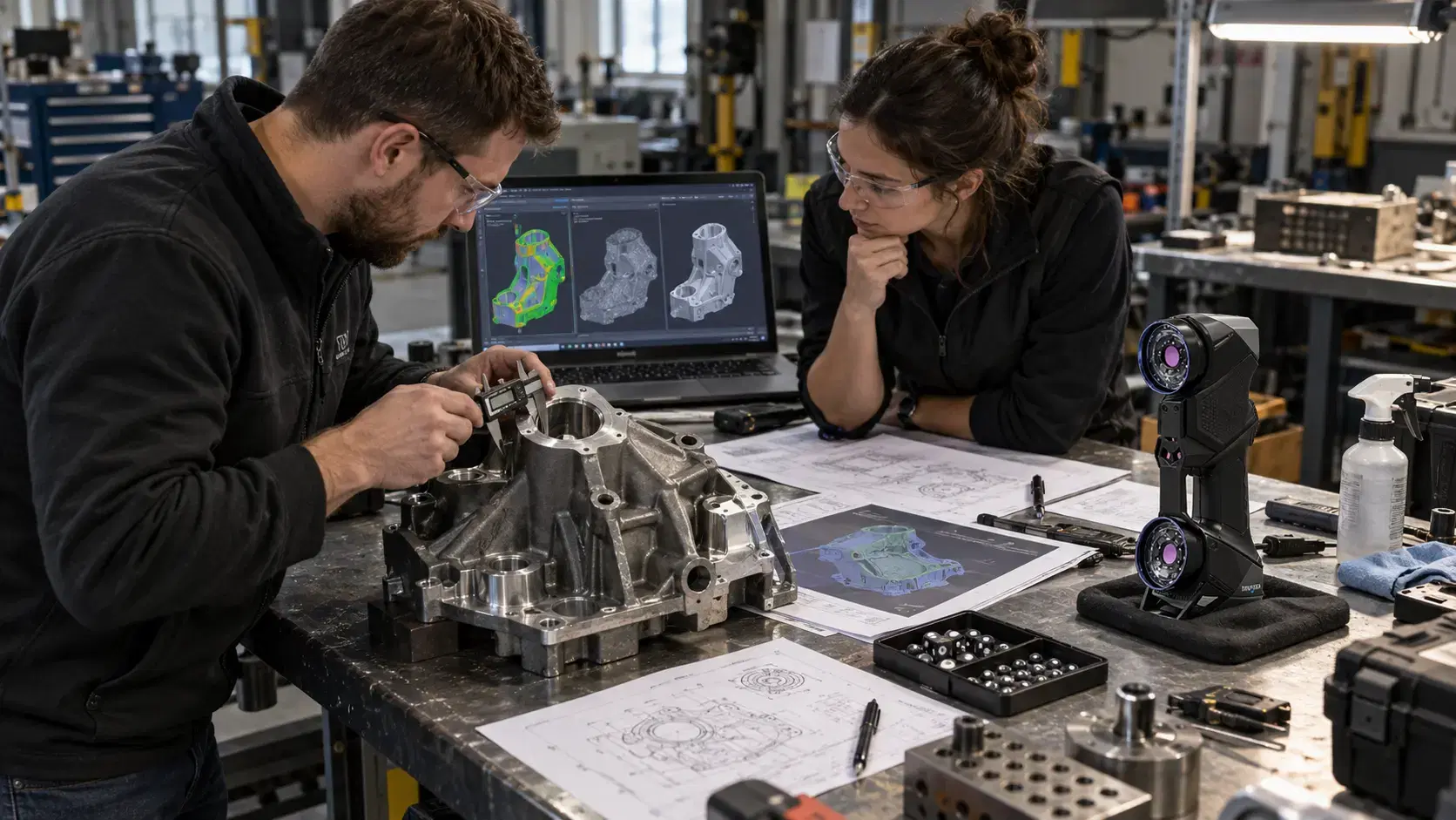 Creaform 3D Scanners for Quality Control, CAD, and Design