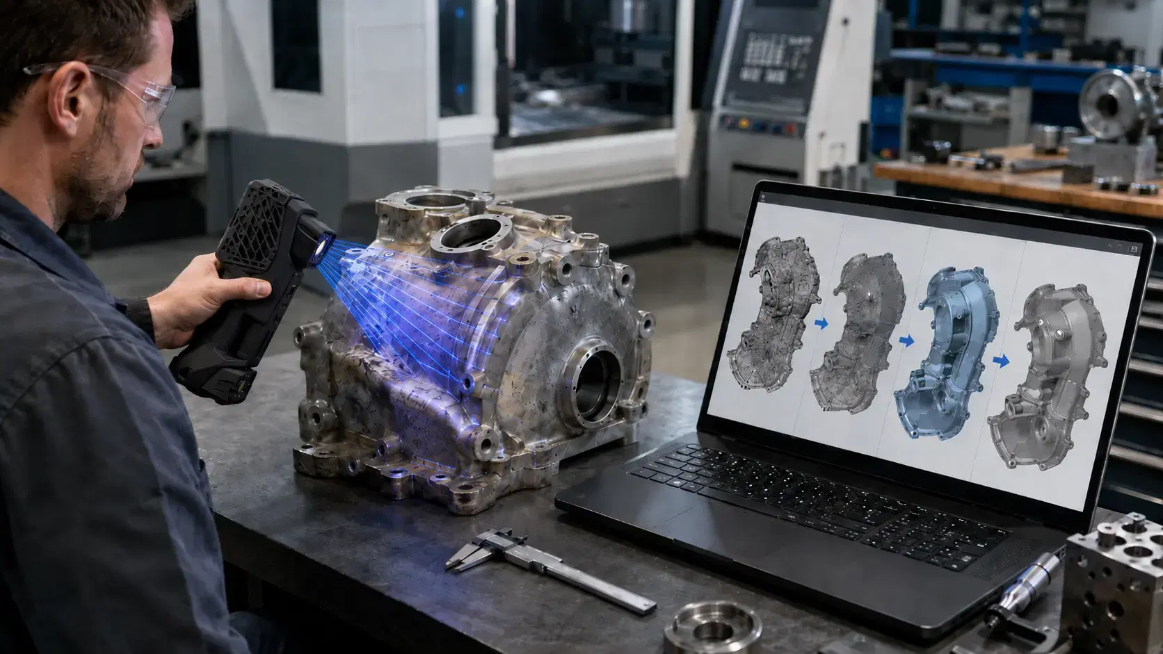 Scan to CAD Workflow Explained for Manufacturing Teams